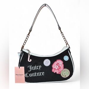 Juicy Couture “Juicy Girls Rule Shoulder” Bag, black